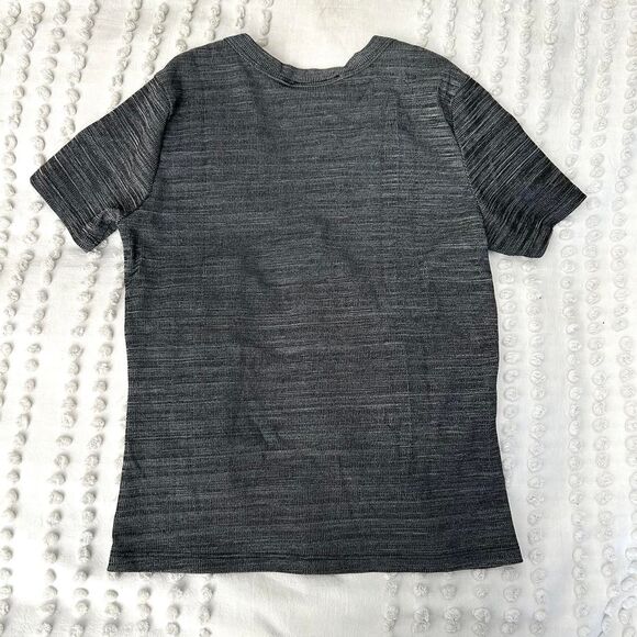 Charlotte Russe gray button up top - Picture 3 of 3